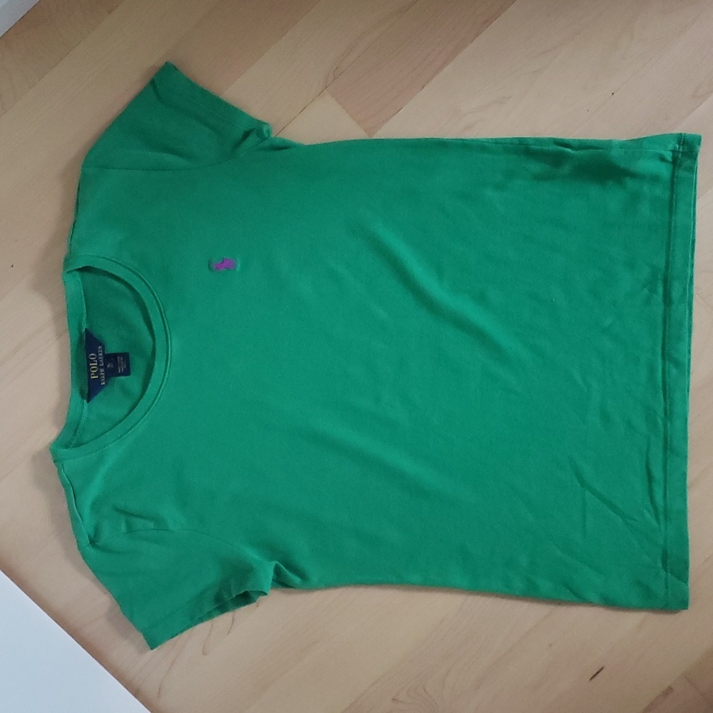 Polo by Ralph Lauren Green Tee size 14 girls